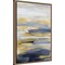 Intuition Blue and Gold II by Jackie Hanson Framed Canvas Wall Art